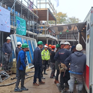 Woongebouw Vlierestraat volop in de bouw